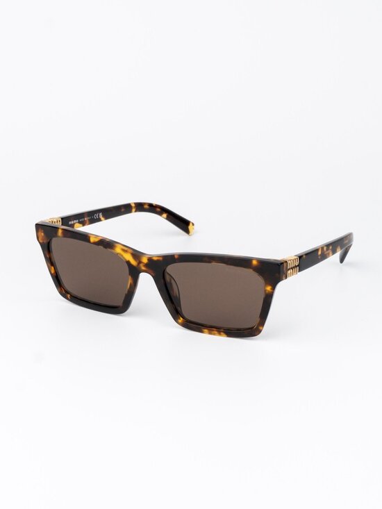Miu Miu Women Sunglasses Havana Brown Rectangle MUA05S 14L60M NEW AUTHENTIC main image 11